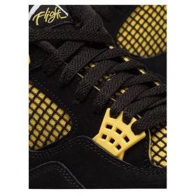 Jordan 4 flight tablou - Material produs:: Tablou canvas pe panza CU RAMA, Dimensiunea:: 60x90 cm