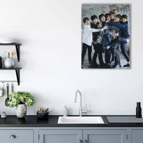 Tablou afis BTS trupa de muzica 2415 - Material produs:: Poster pe hartie FARA RAMA, Dimensiunea:: A0 84,1x118,9 cm