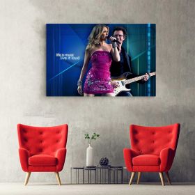 Tablou afis Celine Dion cantareata 2418 - Material produs:: Poster pe hartie FARA RAMA, Dimensiunea:: A0 84,1x118,9 cm