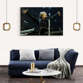 Tablou afis Bon Jovi trupa rock 2372 - Material produs:: Tablou canvas pe panza CU RAMA, Dimensiunea:: 60x80 cm