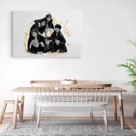 Tablou afis BTS formatie de muzica 2316 - Material produs:: Poster pe hartie FARA RAMA, Dimensiunea:: 20x30 cm