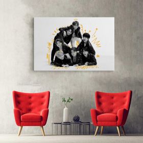 Tablou afis BTS formatie de muzica 2316 - Material produs:: Poster pe hartie FARA RAMA, Dimensiunea:: 20x30 cm