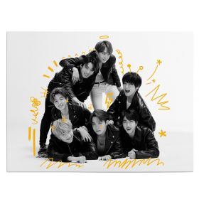 Tablou afis BTS formatie de muzica 2316 - Material produs:: Poster pe hartie FARA RAMA, Dimensiunea:: A1 59,4x84,1 cm