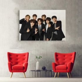 Tablou afis BTS formatie de muzica 2314 - Material produs:: Poster pe hartie FARA RAMA, Dimensiunea:: A1 59,4x84,1 cm