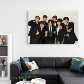 Tablou afis BTS formatie de muzica 2314 - Material produs:: Poster pe hartie FARA RAMA, Dimensiunea:: A1 59,4x84,1 cm