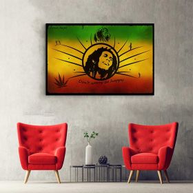 Tablou afis Bob Marley cantaret 2307 - Material produs:: Poster pe hartie FARA RAMA, Dimensiunea:: A3 29,7x42 cm