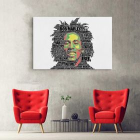 Tablou afis Bob Marley cantaret 2308 - Material produs:: Poster pe hartie FARA RAMA, Dimensiunea:: A3 29,7x42 cm