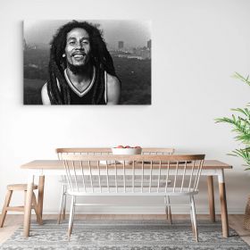 Tablou afis Bob Marley cantaret 2290 - Material produs:: Tablou canvas pe panza CU RAMA, Dimensiunea:: 30x40 cm
