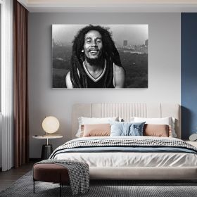 Tablou afis Bob Marley cantaret 2290 - Material produs:: Tablou canvas pe panza CU RAMA, Dimensiunea:: 30x40 cm