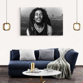 Tablou afis Bob Marley cantaret 2290 - Material produs:: Tablou canvas pe panza CU RAMA, Dimensiunea:: 30x40 cm