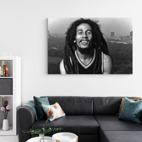Tablou afis Bob Marley cantaret 2290 - Material produs:: Tablou canvas pe panza CU RAMA, Dimensiunea:: 30x40 cm