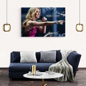 Afis Tablou Celine Dion cantareata 2260 - Material produs:: Poster pe hartie FARA RAMA, Dimensiunea:: A3 29,7x42 cm