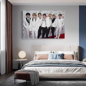 Afis poster tablou BTS formatie de muzica 2105 - Material produs:: Poster pe hartie FARA RAMA, Dimensiunea:: 60x90 cm