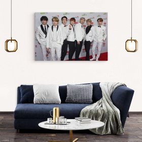 Afis poster tablou BTS formatie de muzica 2105 - Material produs:: Poster pe hartie FARA RAMA, Dimensiunea:: 60x90 cm