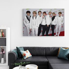 Afis poster tablou BTS formatie de muzica 2105 - Material produs:: Poster pe hartie FARA RAMA, Dimensiunea:: 60x90 cm