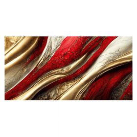 Tablou abstract imitatie marmura auriu rosu 1782 - Material produs:: Poster pe hartie FARA RAMA, Dimensiunea:: 30x60 cm