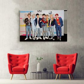 Afis poster tablou BTS trupa de muzica 1950 - Material produs:: Poster pe hartie FARA RAMA, Dimensiunea:: 80x120 cm