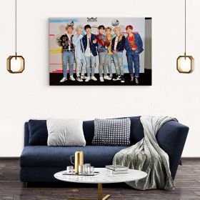 Afis poster tablou BTS trupa de muzica 1950 - Material produs:: Poster pe hartie FARA RAMA, Dimensiunea:: 80x120 cm