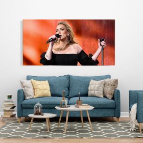 Tablou afis Adele cantareata 2093 - Material produs:: Tablou canvas pe panza CU RAMA, Dimensiunea:: 40x80 cm