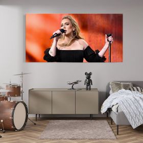 Tablou afis Adele cantareata 2093 - Material produs:: Tablou canvas pe panza CU RAMA, Dimensiunea:: 40x80 cm