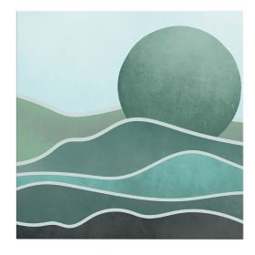 Tablou Boho peisaj minimalist verde 2059 - Material produs:: Poster pe hartie FARA RAMA, Dimensiunea:: 40x40 cm