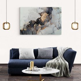 Tablou abstract imitatie marmura auriu gri 1990 - Material produs:: Poster pe hartie FARA RAMA, Dimensiunea:: A0 84,1x118,9 cm