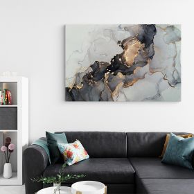 Tablou abstract imitatie marmura auriu gri 1990 - Material produs:: Poster pe hartie FARA RAMA, Dimensiunea:: 40x60 cm