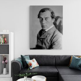 Tablou actori celebri Buster Keaton alb negru 1518 - Material produs:: Poster pe hartie FARA RAMA, Dimensiunea:: 50x70 cm