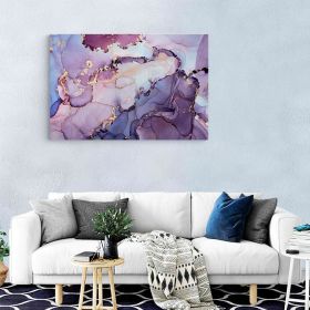 Tablou abstract imitatie marmura, auriu, mov 1417 - Material produs:: Poster pe hartie FARA RAMA, Dimensiunea:: A1 59,4x84,1 cm