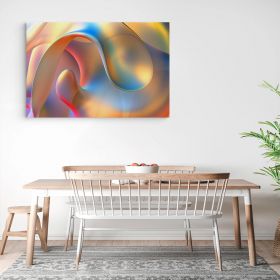 Tablou 3D render fundal forme abstracte, multicolor 1411 - Material produs:: Poster pe hartie FARA RAMA, Dimensiunea:: A3 29,7x42 cm