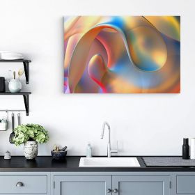 Tablou 3D render fundal forme abstracte, multicolor 1411 - Material produs:: Poster pe hartie FARA RAMA, Dimensiunea:: A3 29,7x42 cm