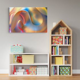 Tablou 3D render fundal forme abstracte, multicolor 1411 - Material produs:: Poster pe hartie FARA RAMA, Dimensiunea:: A3 29,7x42 cm