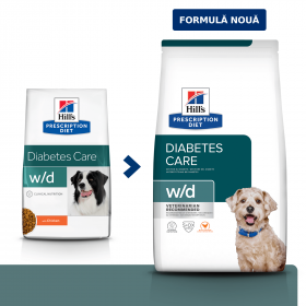HILL'S Prescription Diet w/d Diabetes Care, Pui, dietă veterinară câini, hrană uscată, afecțiuni metabolice (diabet) HILL'S Prescription Diet w/d Diabetes Care, Pui, dietă veterinară câini, hrană uscată, metabolism (obezitate si diabet), 1.5kg