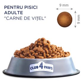CLUB 4 PAWS Premium, Vită, hrană uscată pisici, 14kg