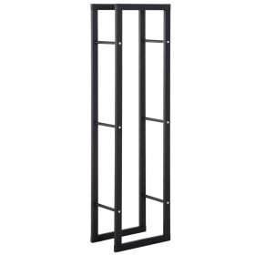 HOMCOM raft stocare lemne, vertical, de interior, 40x25x150cm | AOSOM RO