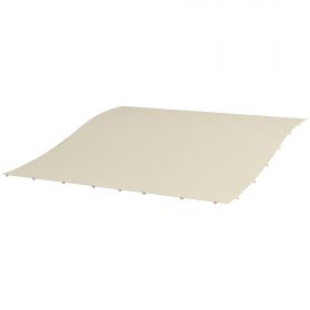 Outsunny Copertină Pergolă Rezervă cu Orificii Scurgere 2.5x3m Protecție UV Bej | Aosom Romania