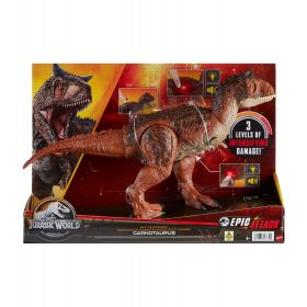 JURASSIC WORLD EPIC ATTACK BATTLE CHOMPIN DINOZAUR CARNOTAURUS