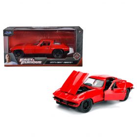 MASINUTA METALICA FAST AND FURIOUS 1966 CHEVY CORVETTE SCARA 1 LA 24