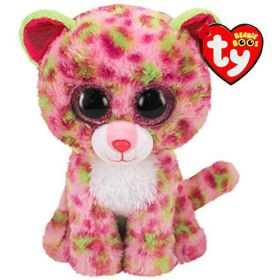 PLUS TY 15CM BOOS LEOPARD ROZ