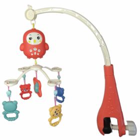 Carusel Muzical Mobil cu Activitati Salamandra Kids cu Telecomanda, Roz