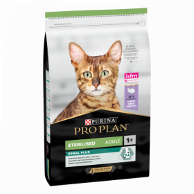 Purina PRO PLAN STERILISED OPTIRENAL cu Curcan 10 kg