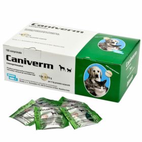 Caniverm 0,175 gr x 1 tbl (pt. pisici si caini de talie mica)