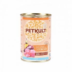 Hrana umeda Petkult Junior cu Curcan 400 g