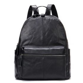 Rucsac dama, Kavindra GT2051, piele naturala, Negru