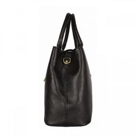 Geanta dama Alissa GT1285, piele naturala, negru
