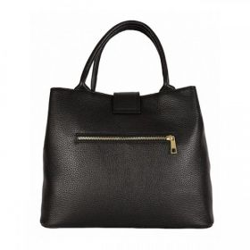 Geanta dama Alissa GT1285, piele naturala, negru