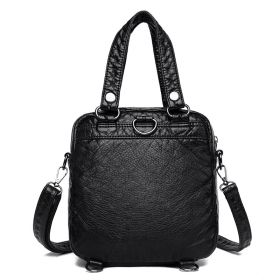 Geanta tip rucsac, Dalila GT2292, Negru