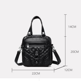 Geanta tip rucsac, Dalila GT2292, Negru