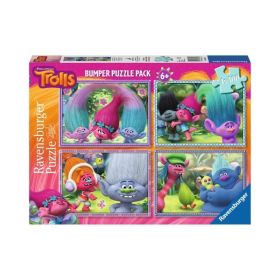 Puzzle Trolls, 4X100 Piese