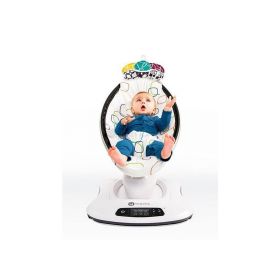 Balansoar, 4Moms, MamaRoo 4.0, 2 in 1, Electric, Bluetooth, Cu jucarii interactive, Cu sunete, Plush Multicolor